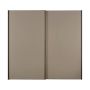 Kledingkast Bermeo Taupe - 225x222x68 cm - Afbeelding 3