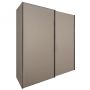 Kledingkast Bermeo Taupe - 225x222x68 cm - Afbeelding 1