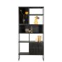 Wandkast Vigo Zwart - 90x190x34 cm - Afbeelding 4