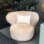 Draaifauteuil Luton Beige - Afbeelding 2