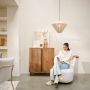 Light & Living Hanglamp Felida Crème - E27 - Ø 53 cm - Afbeelding 2