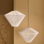 Light & Living Hanglamp Felida Crème - E27 - Ø 42 cm - Afbeelding 11