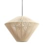 Light & Living Hanglamp Felida Crème - E27 - Ø 56 cm - Afbeelding 1