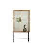 Vitrinekast Salon Naturel - 80x155x42 cm - Afbeelding 3