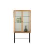 Vitrinekast Salon Naturel - 80x155x42 cm - Afbeelding 7