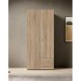 Kledingkast Baarlo Naturel - 81x176x51 cm - Afbeelding 7