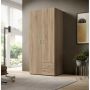 Kledingkast Baarlo Naturel - 81x176x51 cm - Afbeelding 5