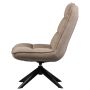 WOOOD Draaifauteuil Jouke Beige - Afbeelding 3