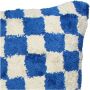 Sierkussen Checker Blauw - 50x50 cm - Afbeelding 3