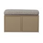 WOOOD Kistbank Turner Beige - 80x47x44 cm - Afbeelding 4