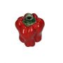 Vaas Bell Pepper Rood - 12 cm hoog - Afbeelding 4