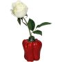 Vaas Bell Pepper Rood - 12 cm hoog - Afbeelding 2