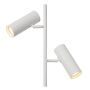 Lucide Vloerlamp Clubs Wit - 2 x GU10 - 140 cm hoog - Afbeelding 4