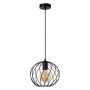 Lucide Hanglamp Danza Zwart - E27 - Ø 25 cm - Afbeelding 3