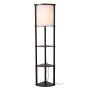 Lucide Vloerlamp Menno Zwart - E27 - 163 cm hoog - Afbeelding 3