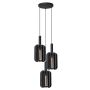 Lucide Hanglamp Rafal Grijs - 3 x E27 - Ø 50 cm - Afbeelding 3