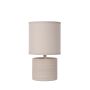 Lucide Tafellamp Greasby Beige - E14 - 26 cm hoog - Afbeelding 1