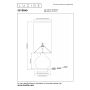 Lucide Vloerlamp Esterad Zwart - E27 - 100 cm hoog - Afbeelding 5