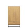 WOOOD Wandkast Silas Naturel - 85x149x36 cm - Afbeelding 4