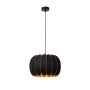 Lucide Hanglamp Spencer Zwart - E27 - Ø 30 cm - Afbeelding 1