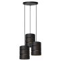 Lucide Hanglamp Rosas Zwart - 3 x E27 - Ø 43 cm breed - Afbeelding 3