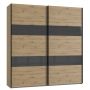 Kledingkast Mierlo Naturel - 225x236x65 cm - Afbeelding 1