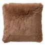 Dutch Decor Sierkussen Fluffy Bruin - 60x60 cm - Afbeelding 1