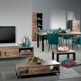 TV-meubel Middelburg Bruin - 188x50x48 cm - Afbeelding 5