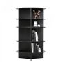 WOOOD Boekenkast Trian Zwart - 100x168x100 cm - Afbeelding 4