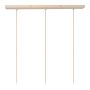 Lucide Hanglamp Corina Beige - 3 x E27 - 90 cm breed - Afbeelding 6