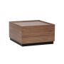 vtwonen Salontafel Block Bruin - 82x82 cm - Afbeelding 1