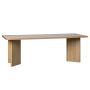 vtwonen Eettafel Angle Naturel - 220x90 cm - Afbeelding 1