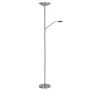 Lucide Vloerlamp Zenith Zilver - LED - 180 cm hoog - Afbeelding 3