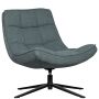 WOOOD Draaifauteuil Maudi Blauw - Afbeelding 1