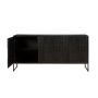 Dressoir Vigo Zwart - 180x85x45 cm - Afbeelding 3