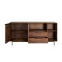 Dressoir Vai Bruin - 170x85x45 cm - Afbeelding 4