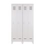 WOOOD Lockerkast Stijn Wit - 103x187x40 cm - Afbeelding 5