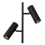 Lucide Vloerlamp Clubs Zwart - 2 x GU10 - 140 cm hoog - Afbeelding 3