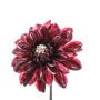 Kunstbloem Dahlia Glamour Spray Bordeaux - 60 cm - Afbeelding 2