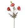 Kunstbloem Poppy Spray Bordeaux - 68 cm - Afbeelding 1