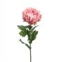 Kunstbloem Mum Spray Roze - 75 cm - Afbeelding 1