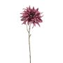 Kunstbloem Dahlia Spray Paars - 60 cm - Afbeelding 1