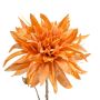 Kunstbloem Dahlia Spray Oranje - 60 cm - Afbeelding 2