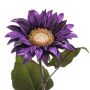 Kunstbloem Sunflower Velvet Paars - 78 cm - Afbeelding 2