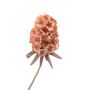 Kunstbloem Scabiosa Spray Zalmroze - 87 cm - Afbeelding 2