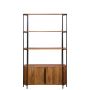 Wandkast Rego Bruin - 98x171x35 cm - Afbeelding 3