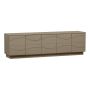 WOOOD TV-meubel Teo Taupe - 180x52x40 cm - Afbeelding 1