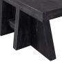 WOOOD Eettafel Kean Zwart - 220x100 cm - Afbeelding 4