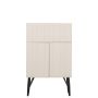 WOOOD Wijnkast Miller Beige - 90x146x46 cm - Afbeelding 5