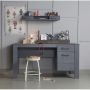 WOOOD Bureau Dennis Grijs - 141x74x59 cm - Afbeelding 5